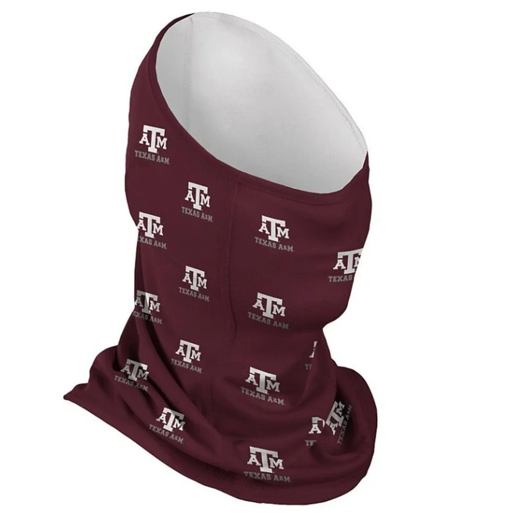 Colosseum Adult Texas A & M Neck Gaiter Face Mask New In Package Maroon Unisex
